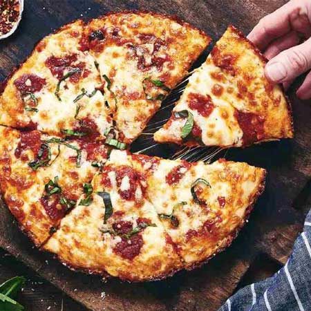 طرز تهیه پیتزا مخصوص بدون فر